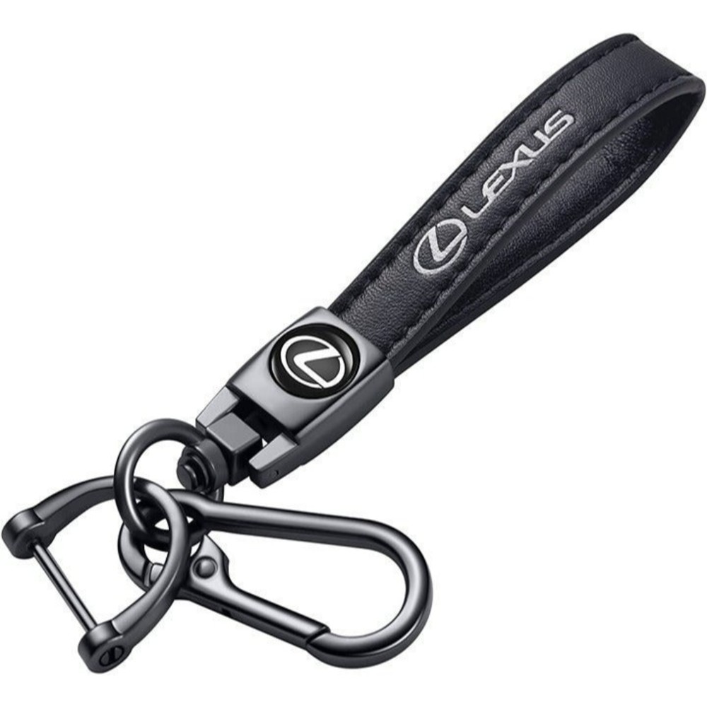 Lexus Keychain with Screwdriver: Black & Gunmetal